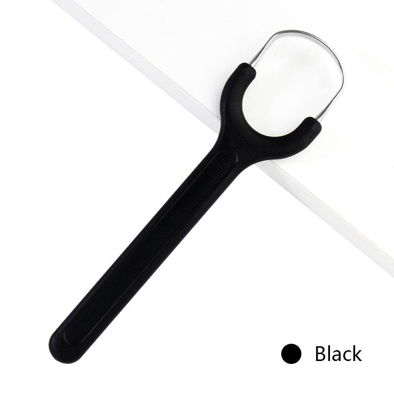 Tongue Cleaner Portable Case Stainless Steel Color Tongue Scraper Adult To Remove Bad Breath Mouth Cleaner Board Reuse Oral Care