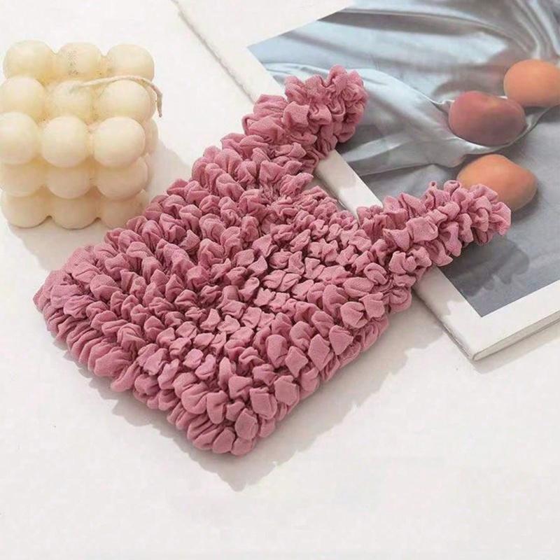 1pc Christmas Gift Bag Magic Expansion Bubble Elastic Paddy Bag Flexible Stretch Bags Reusable Foldable Shopping Handbag