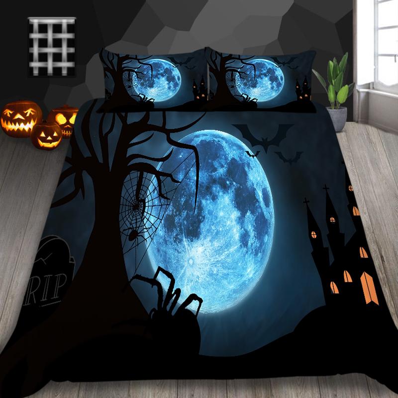 Beding Set Halloween Home Textiles Unique Design Quilt Cover Teen Children King Size Bedding Soft Duvet Cover