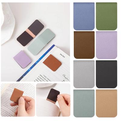 Magnetic Faux Leather Bookmark Magnetic Closure Book Clip Slim Corner Fit Reading Progress Tracker Page Marker