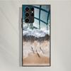 For Samsung Galaxy S25 Ultra Case Tempered Glass Case Cool Painted Phone Cases For Samsung S25 Ultra Cover S25ultra 5G Fundas