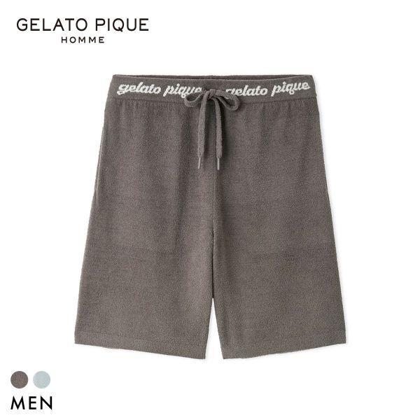 Gelato Pique Homme Men s Airy Mokoro Logo Jacquard Shorts Gelato Pique Pajamas Room Wear gelato pique HOMME