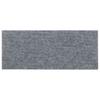 Self Adhesive Stair Treads 15 pcs 60 x 25 cm Light Grey Rectangular