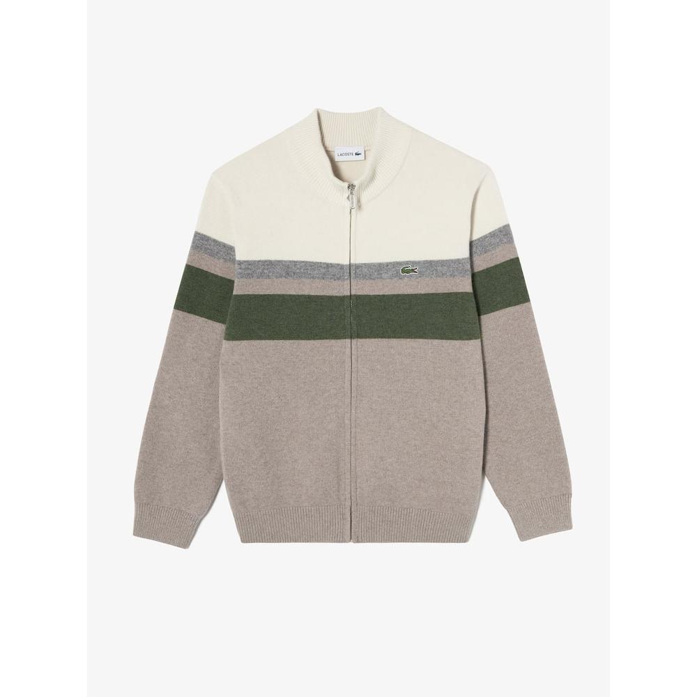 Lacoste Men S High Neck Color Block Cardigan Ah701e 54n 02S q2nAh701e 54n02S