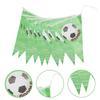 Green Football Theme Party Decorations Bunting Banner Garland Set Birthday Supplies Soccer Themed Streamers Confetti