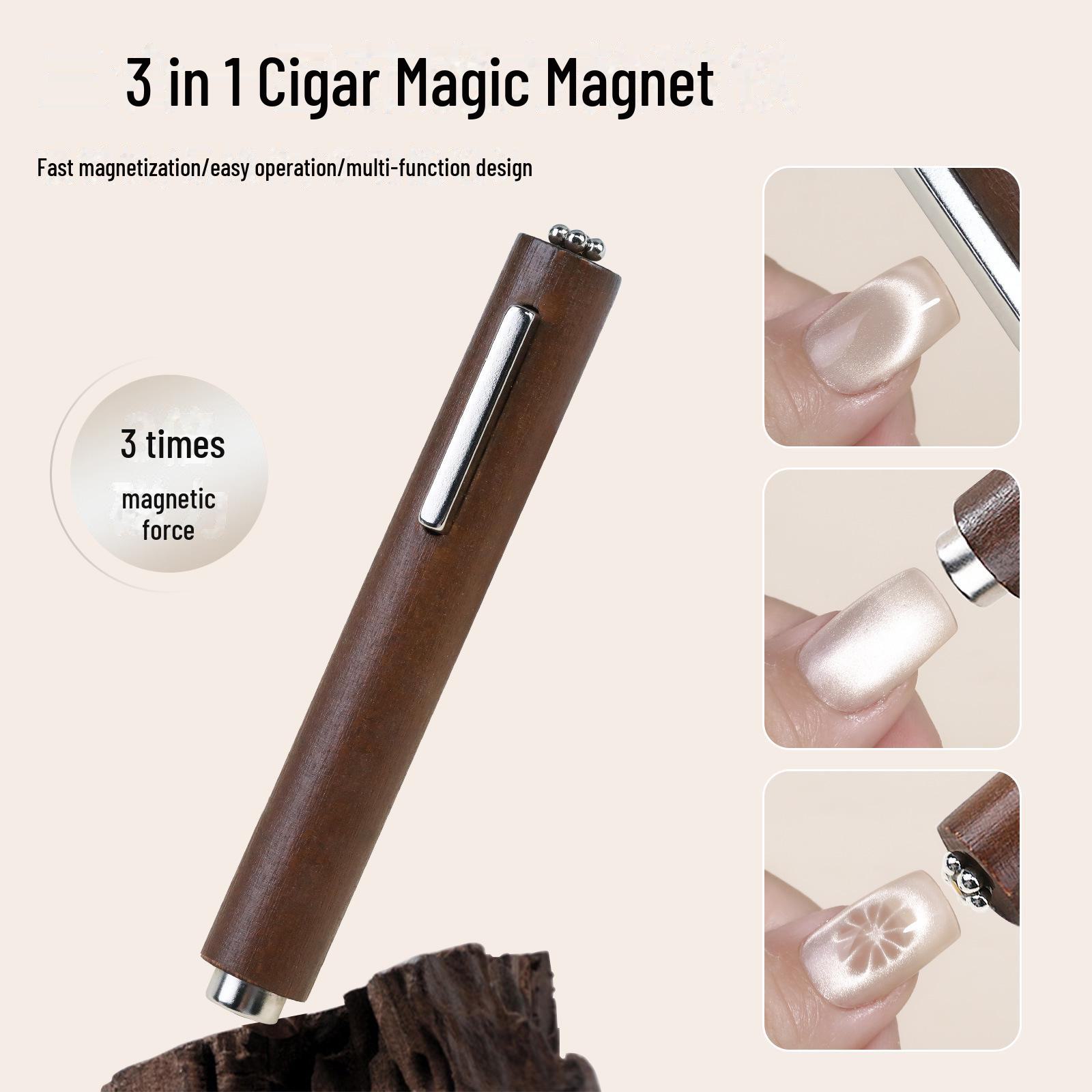 

Три в одном: мощный цилиндрический магнитный инструмент для ногтей «кошачий глаз»