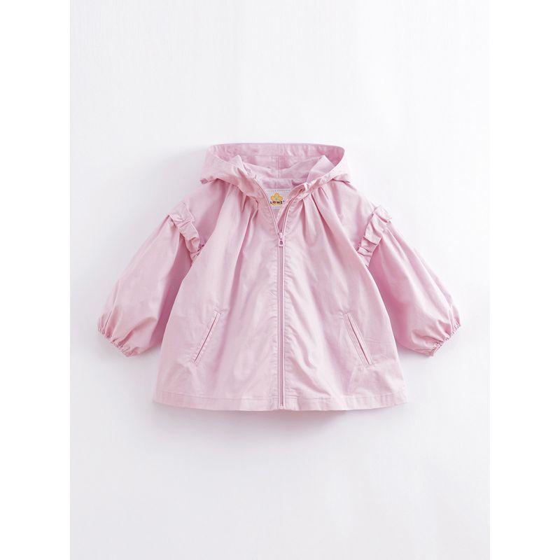 Mark Jenny Girls Pastoral Style Pure Cotton Coat Hooded