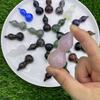 5.5cm Natural Stones Healing Gemstone Mini Size Carving Crafts Crystal Gifts Hallowmas Crystal Pen-rest