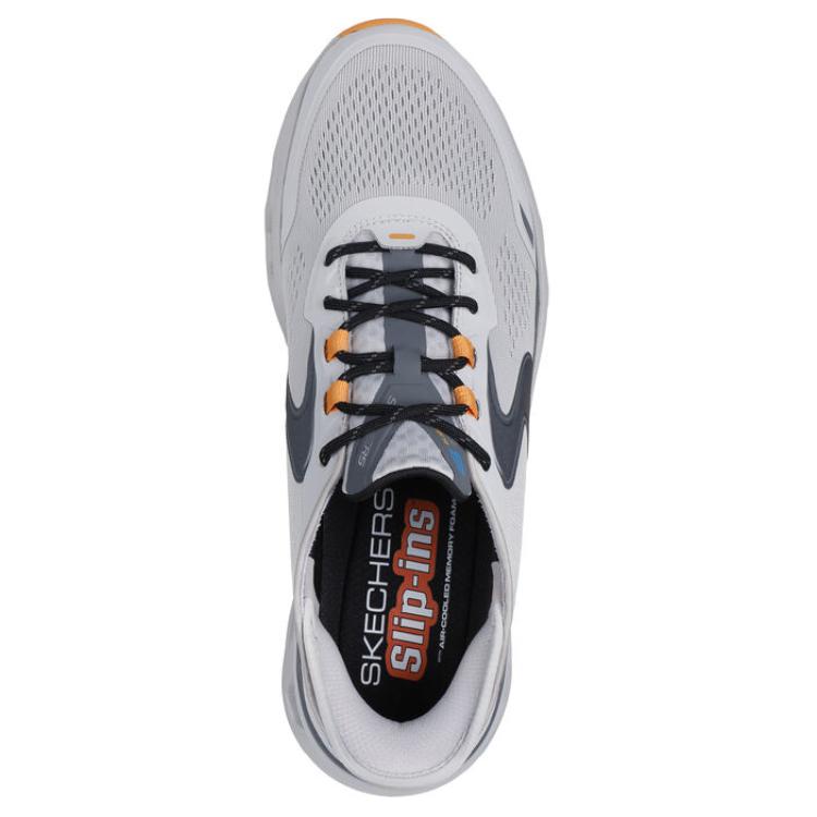 Skechers Glide-Step Altus Kényelmes Lélegző Ütéselnyelő Alacsony szárú Futócipő Férfi sneaker Szürke 232921-GYCC