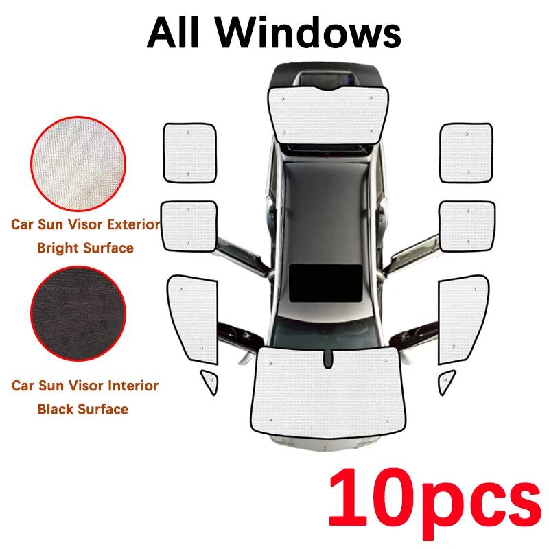 For Volkswagen VW Caddy 2K Maxi 2003~ 2018 Car Full Covers Sunshades Protector Window Anti-UV Sun Parasol Window Accessories