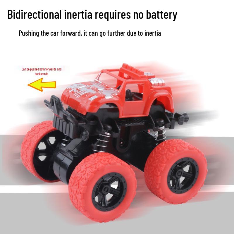 Children's Four-Wheel Drive Off-Road Stunt Car - Durable Inertial Toy Model