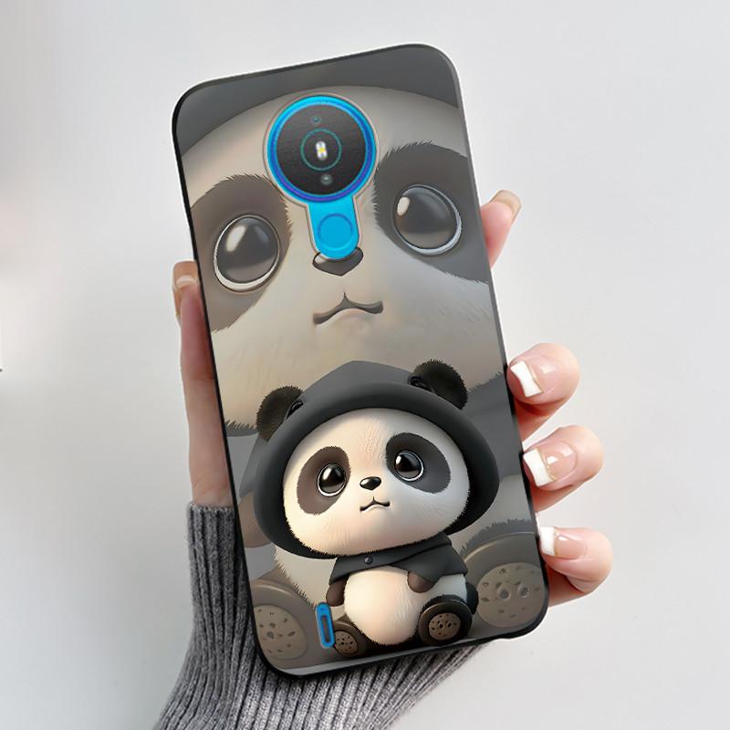 For Nokia 1.4 TA-1322 Trendy Black Phone Case For Nokia 6.2/Nokia 7.2 Lucky Koi Anti-Scratch Soft Shockproof Back Shell Cover