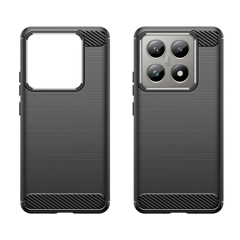 For Xiaomi 14T Pro Case Cover Xiaomi Mi 14T Pro Capa New Carbon Fiber Phone Bumper Shockproof TPU Soft For Fundas Xiaomi 14T Pro
