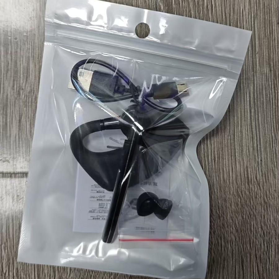 V8 Bluetooth Earbuds: Upgraded Wireless Clip-on Stereo Ear Hook for Android & Apple