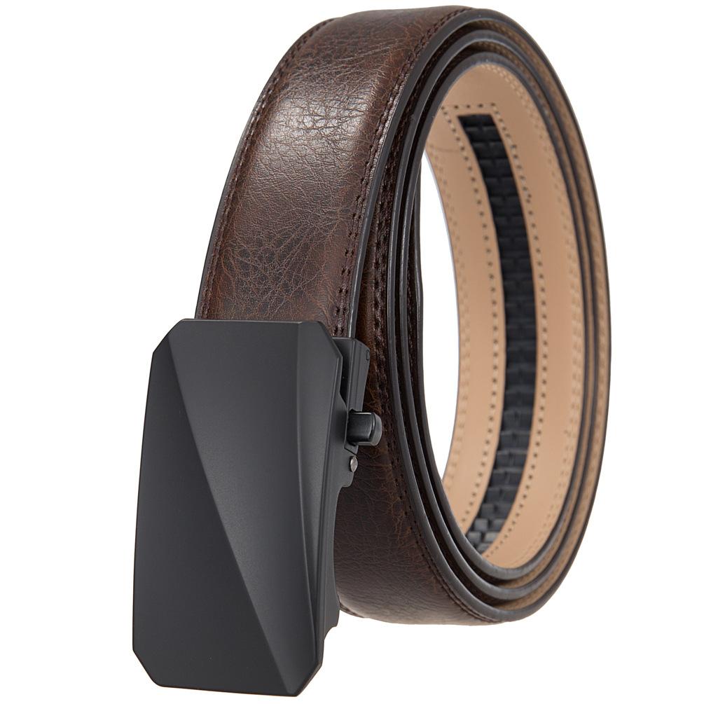 Two-Layer Belt Casual Business Belt, Belt For Men, Automatic Buckle Belt Ly36-25564-1