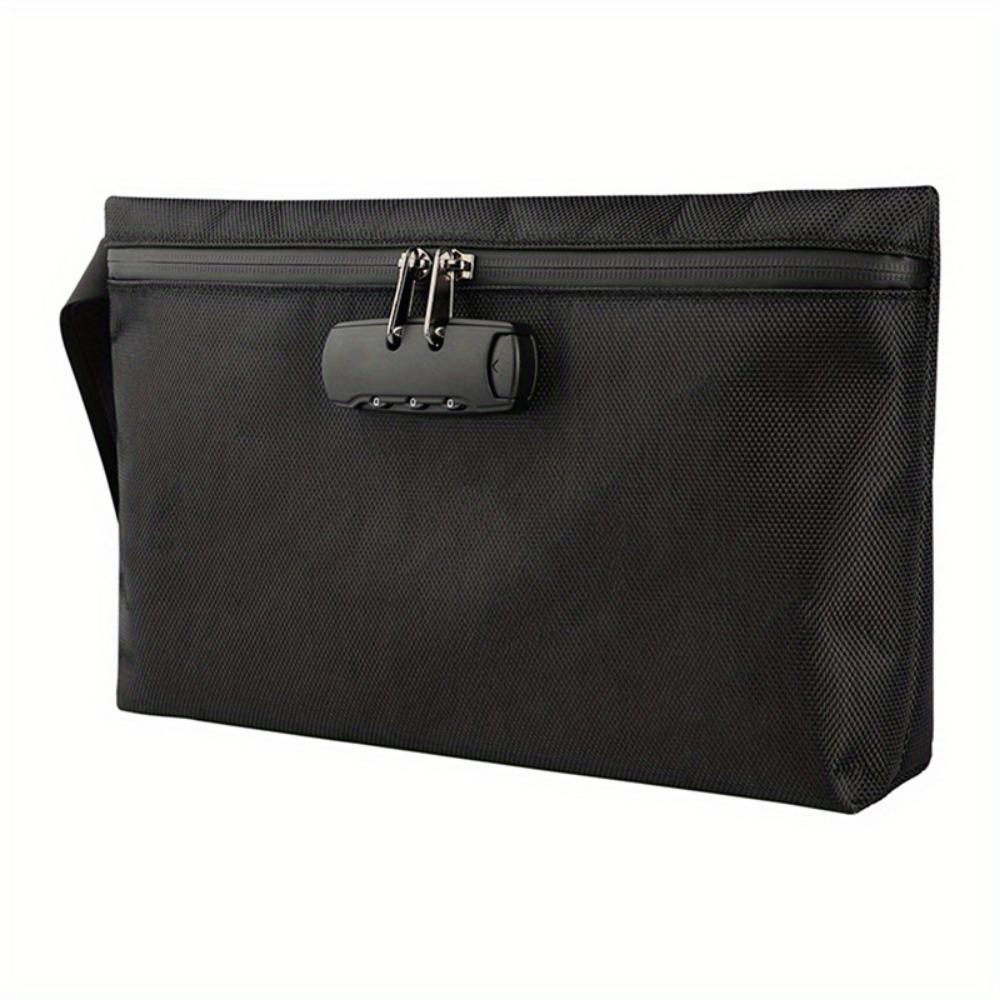 Combination Lock Smell Isolation Case Carbon Lined Travel Medicine Box  Camping