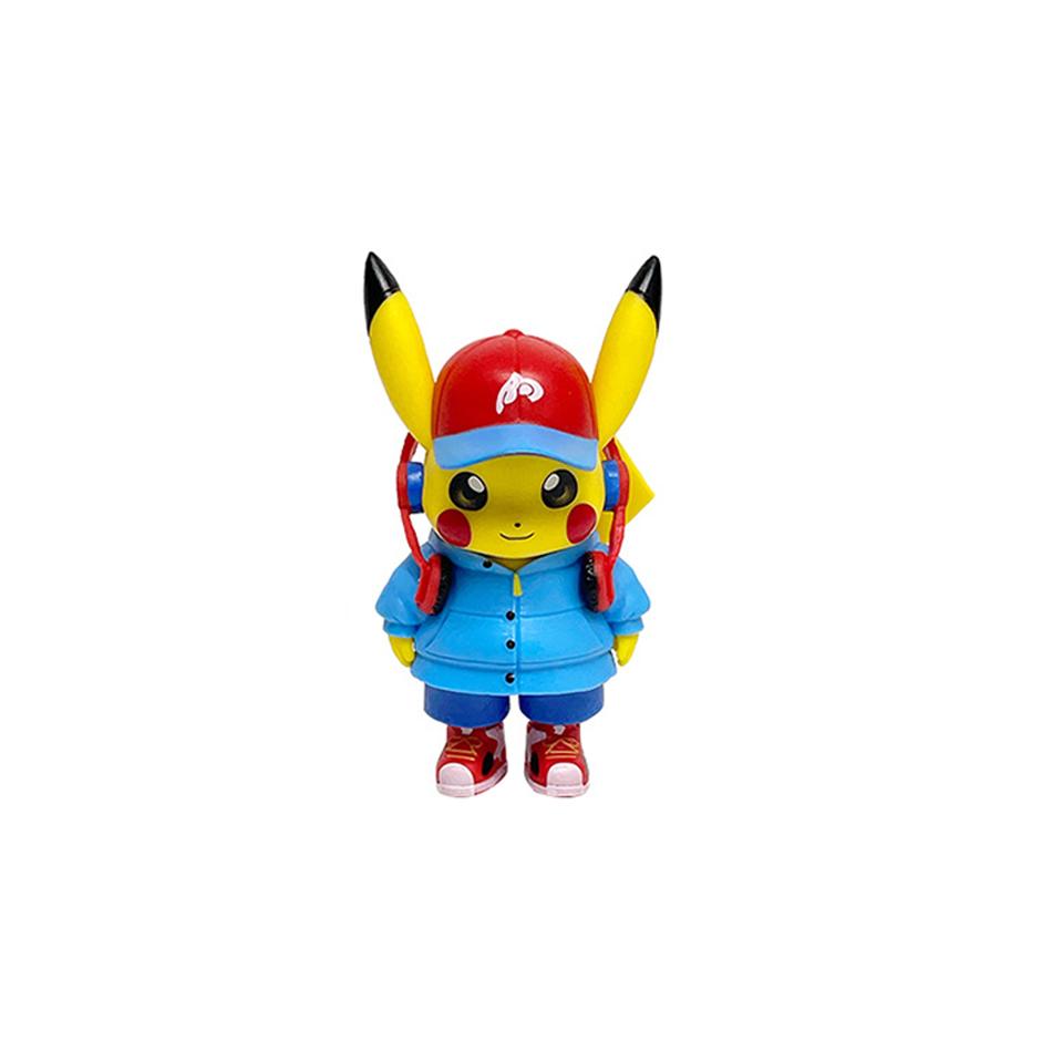New Pocket Monsters Cartoon Movie Anime Character Pikachu Gengar Mewtwo Gurado Action Model Toy Blind Box Random Trendy Mystery Surprise Collectible