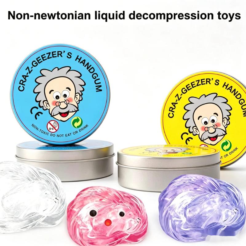Reusable Putty Liquid Crystal Bouncy Slime Toy Set Kid Safe Mud Stress Relief Color Clay Shape Handmade Diy Handgum Playdough