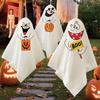 3pcs/set Spooky Finger Ghost Puppet Ghost Pumpkin Hanging Ghost  Cake Insert Card