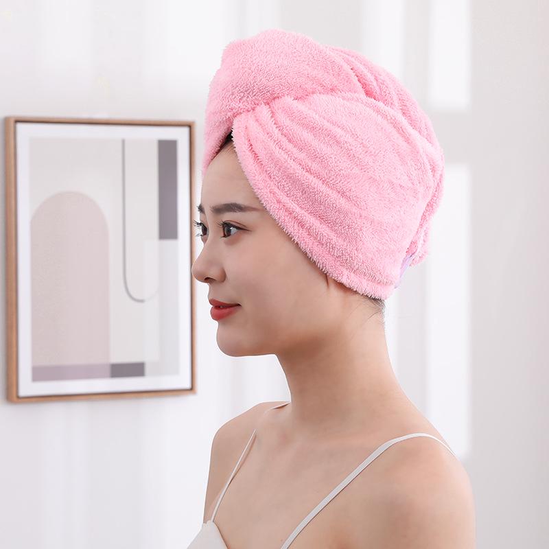 

Милая детская быстросохнущая флисовая шапочка-полотенце для волос с мультяшным рисунком кораллового цвета — двухслойная, впитывающая, идеально подходит для купания. Bare Package [25*66]