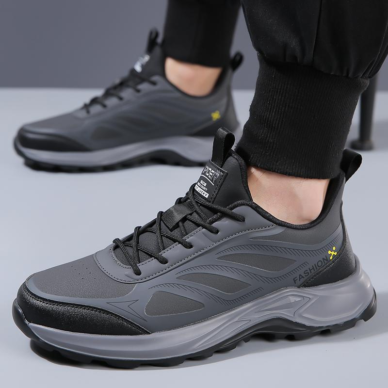 Autumn and Winter New Casual Men's Shoes  Sports Shoes  Anti Slip and Wear-resistant  All Season Outdoor Rebound Running Shoes
