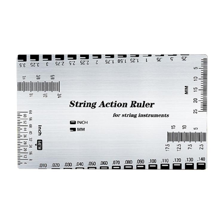 Guitar String Height Ruler String Action Gauge Ruler Replacement Measurement Tool Luthier Tool Guitar Repairing Tool