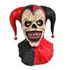 Eye Catching Full Head Clown Mask for Adults Halloween Cosplay Adjustable Eye Holes Latex Party Costume Prop