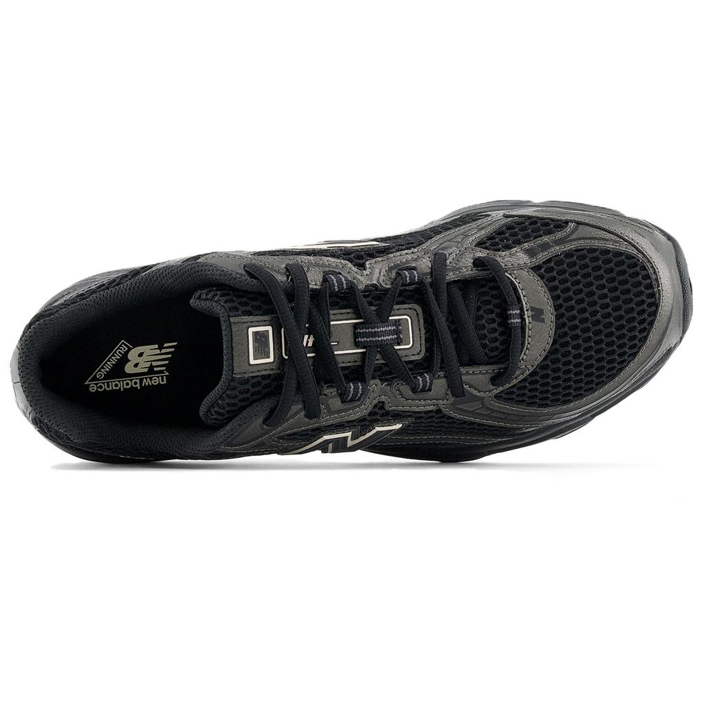 New Balance Nr. 740 Bequeme Vielseitige Langlebige Low-Top Freizeitschuhe Unisex Freizeitschuhe Schwarz U740BR2