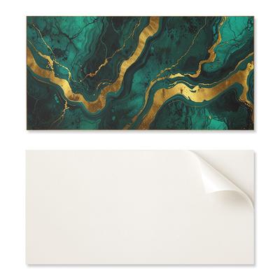 Decorative Panel With Graphics, Adhesive, 120X60 Cm, Abstract Structure Waves