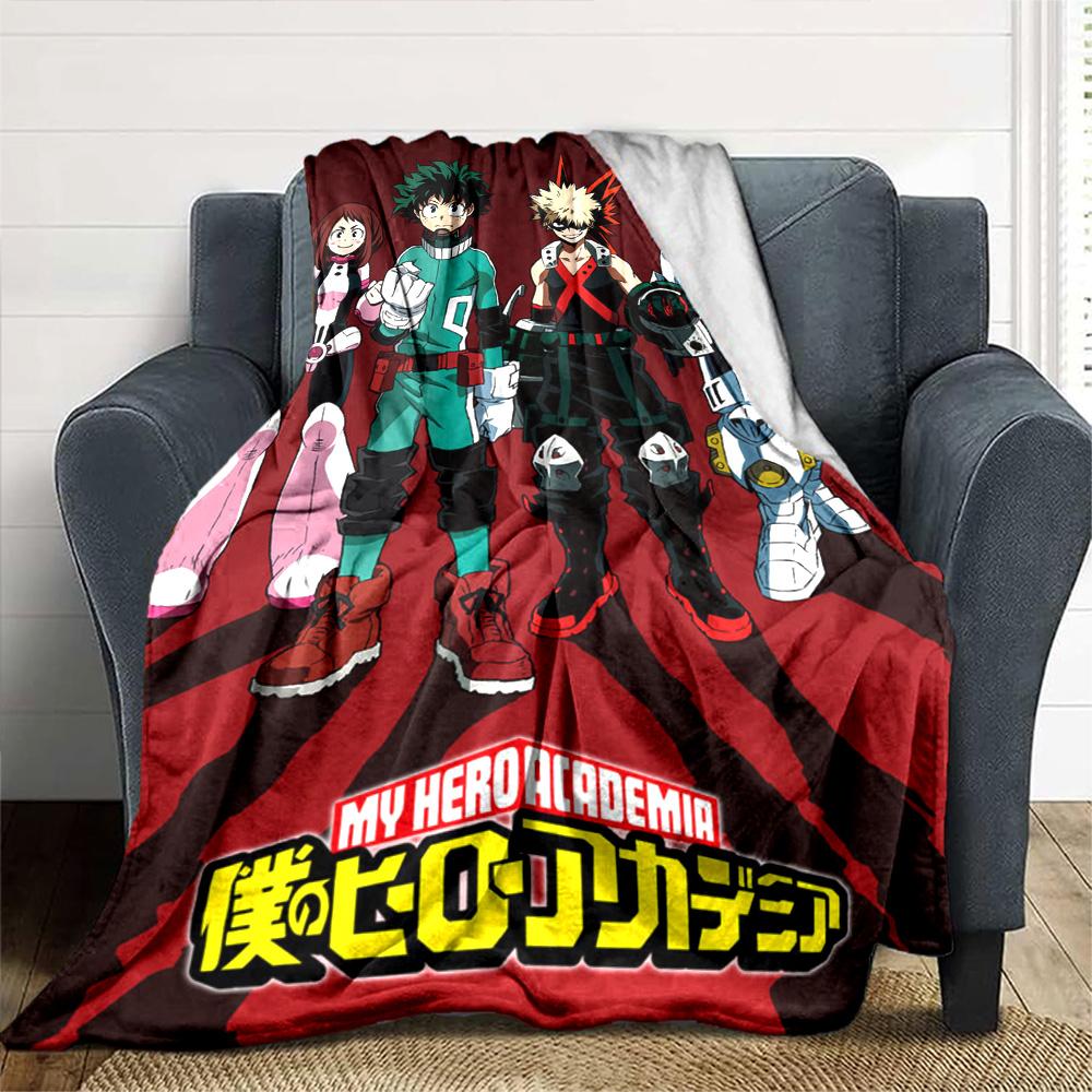 Heroic Adventures Unite Flannel Blanket Super Soft Warm Cozy Blanket For Sofa Bed Office Travel Allseason Home Decor Gift