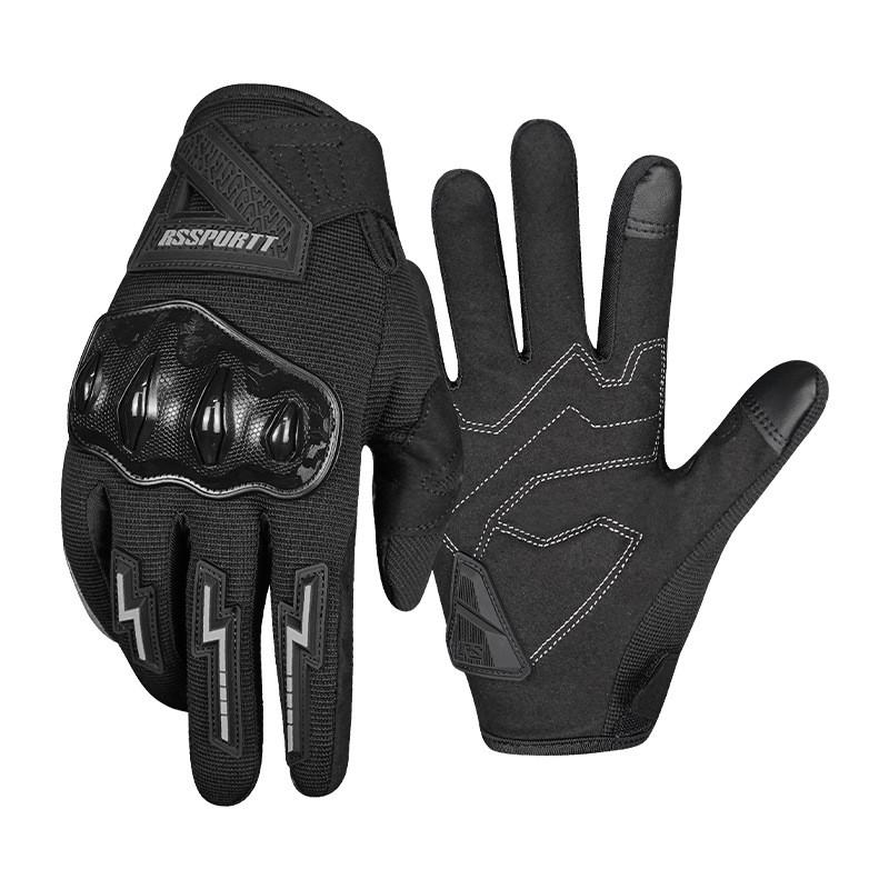 Womens Motorcycle Gloves Breathable Mesh Lightweight Anti-Slip Protective Riding Gear Street Sport Bikes