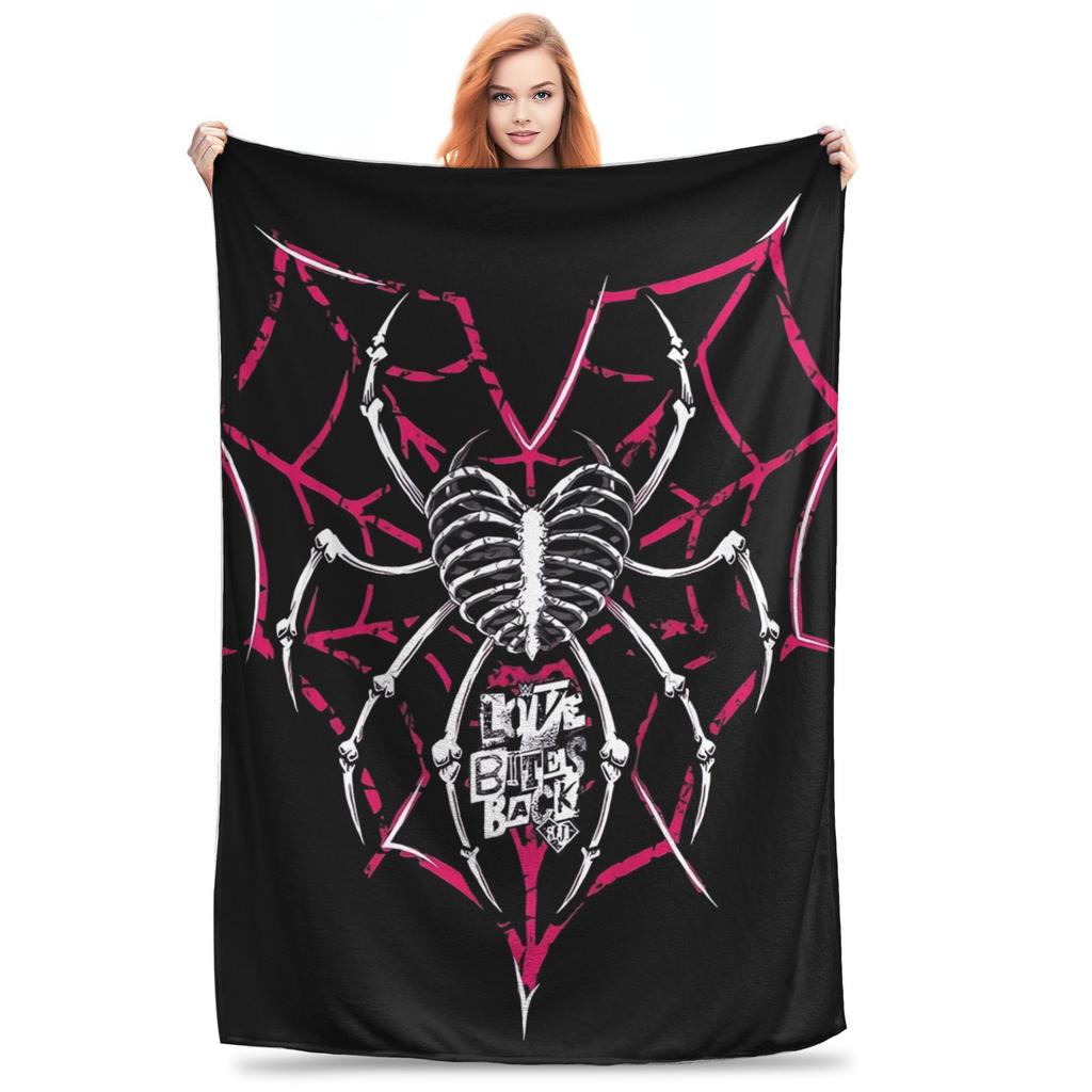 AJ Lee Wrestling Divas  Bedding Throws  Flannel Bedspread For Living Room Aesthetic Sofa Bed Cover