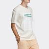 Adidas Originals Trefoil Graphic Tee Short Sleeve Men Tops White DV1911