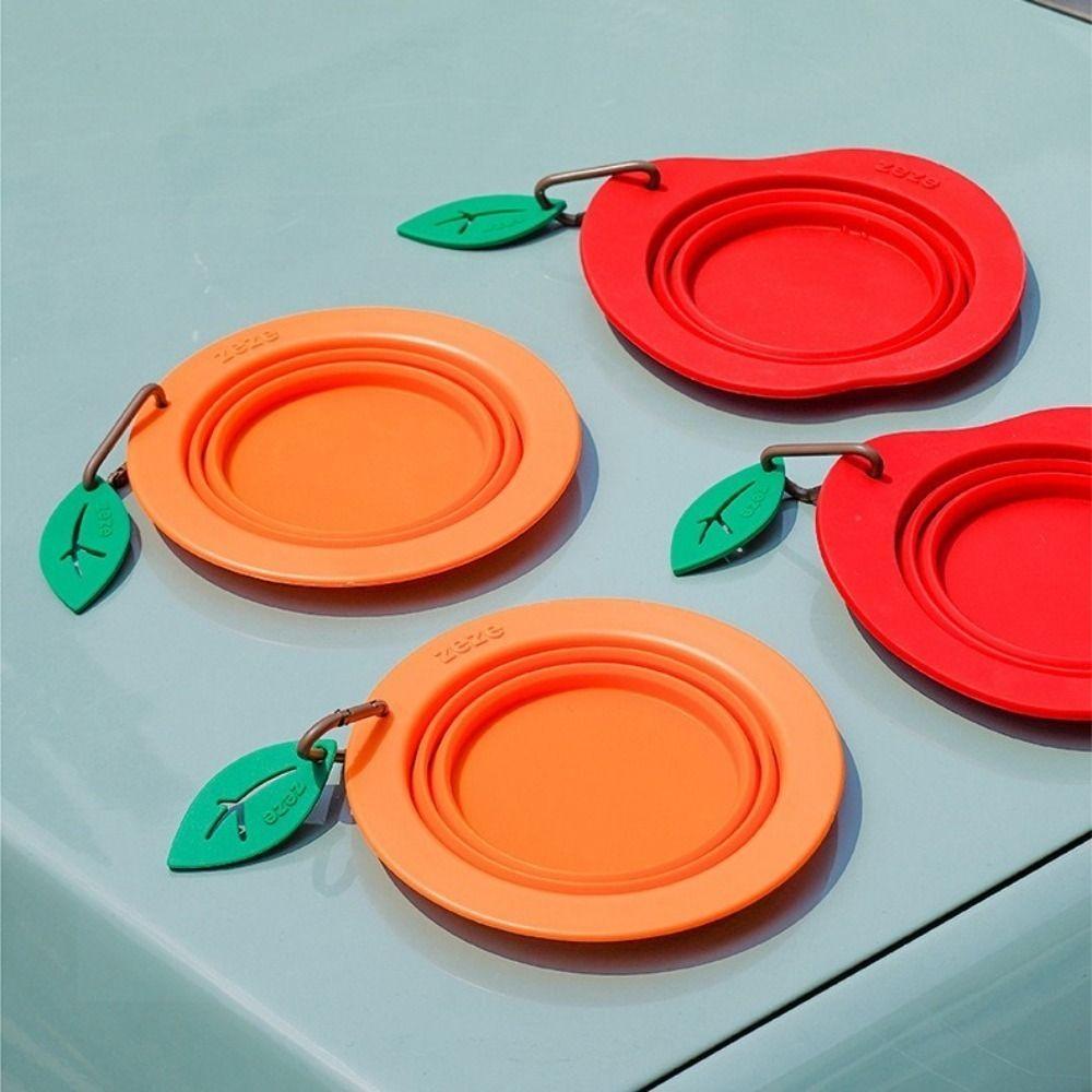 

Silicone Dog Collapsible Dishes 350ML Puppy Food Container Feeder Pet Folding Bowl Outdoor Style 2