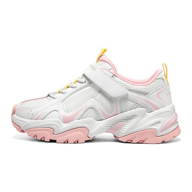 (GS) Skechers Stamina V2 White Pink Kids 319023L-WLPK EU 38