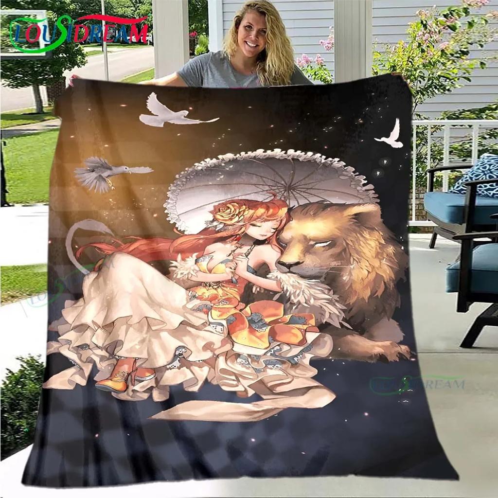 Fashion Game D-Destiny Child Four Seasons Blanket Sofa Cover Travel Bed Plush Blanket Travel Office Break Blanket Gift