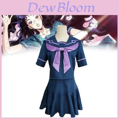 Jojos Bizarre Adventure Yamagishi Yukako Cosplay Costume With Polyester Fabric For Anime Role Play