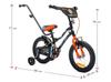 Children's Bicycle 14 Inches For a Boy Guide Side Wheels Bell Tiger Bike Black Orange Sun Baby