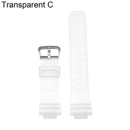 Uhrenarmband, weiches, wasserdichtes Harz, 16 mm, Sport-Tauch-Ersatzarmband, kompatibel mit der Casio 9052 5600 6900-Serie