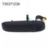 Black Car Front Left Side Door Handle Outer For Fiat- Panda 169 2003-2011 735371236 Exterior Parts Car Accessories