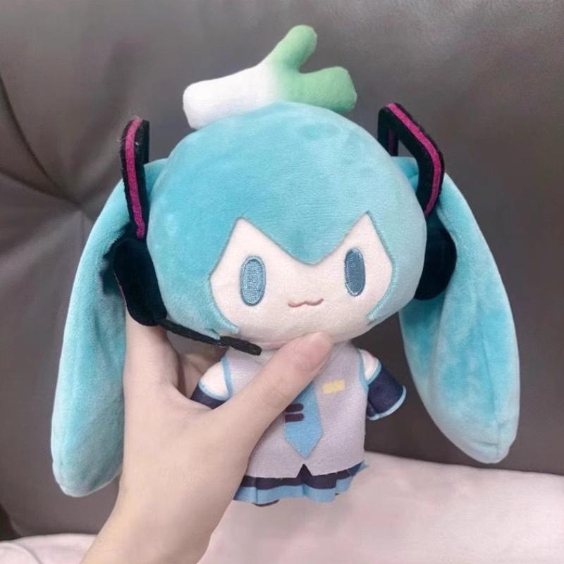 In Stock 15cm Hatsune Miku Plush Stuffed Toy Kagamine Len Rin Kawaii Figure Plush Doll Collection Model Ornament Toys Kid Gifts