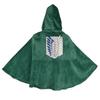 Capa Anime Attack Shingeki No Kyojin Legião de Exploração Fantasia Cosplay Cos Capa Verde Roupas Masculinas Fantasia Cosplay Mulheres