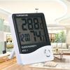 HTC-1 Multifunction Digital Thermometer Humidity Gauge Clock with Big Screen Room Digital