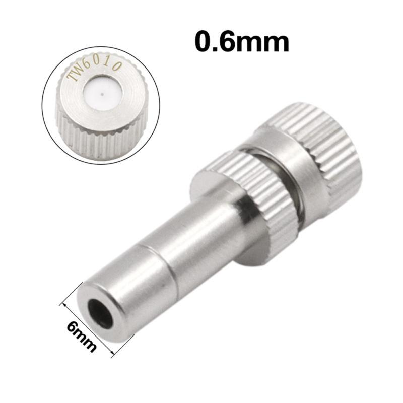 6mm Connectors Low Pressure Fogging Nozzle Water Spray Nozzle Humidification Dust Removal Cooling