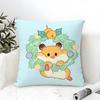 Funny Animals On The Internet Pillow Case Cotton Linen Fabric Square Zipper Pillowcase Home Decorative Living Room