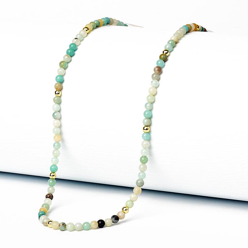 Reiki Nature Stones Necklaces for Women Fashion 4mm Bead Agates Quartz Crystal Lapis Lazuli Choker Men Female Jewelry Party Gift