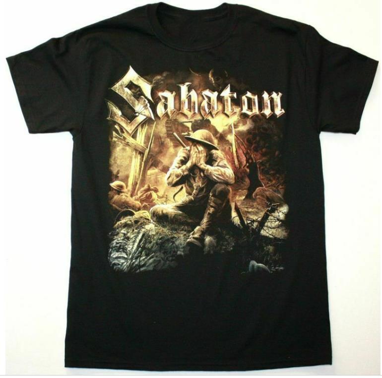 Футболка SABATON, подарок на Хэллоуин, подарок Отцу, ЛУЧШАЯ Унисекс Футболка M
