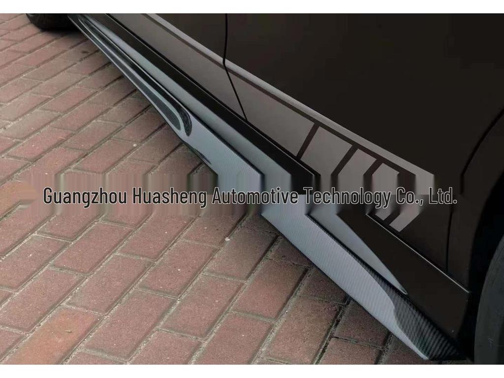 Mercedes-Benz C-Class PSM Style Carbon Fiber Side Skirts & Deflectors for C180 C200 C260 C63
