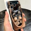 Yorkshire Terrier Dog Soft Phone Case for iPhone 16 16E 17 Air 15 Pro Max 14 Plus 13 Mini 11 12 7 Black Cover Back Shell