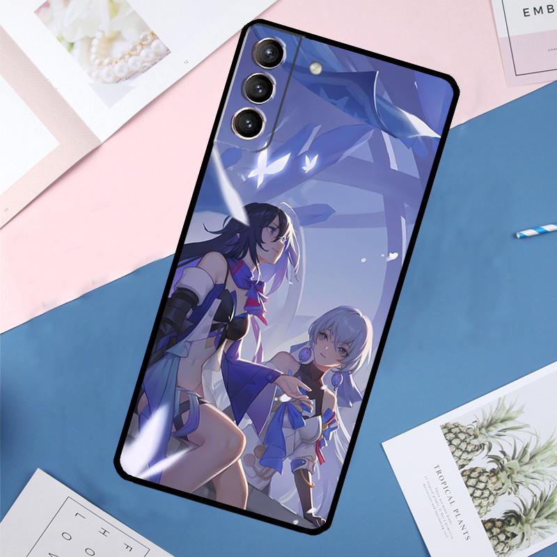 Honkai Star Rail Seele Case For Samsung Galaxy S25 Ultra S21 S22 S24 S23 Ultra S9 S10 Plus S21 FE S25 FE Back Cover